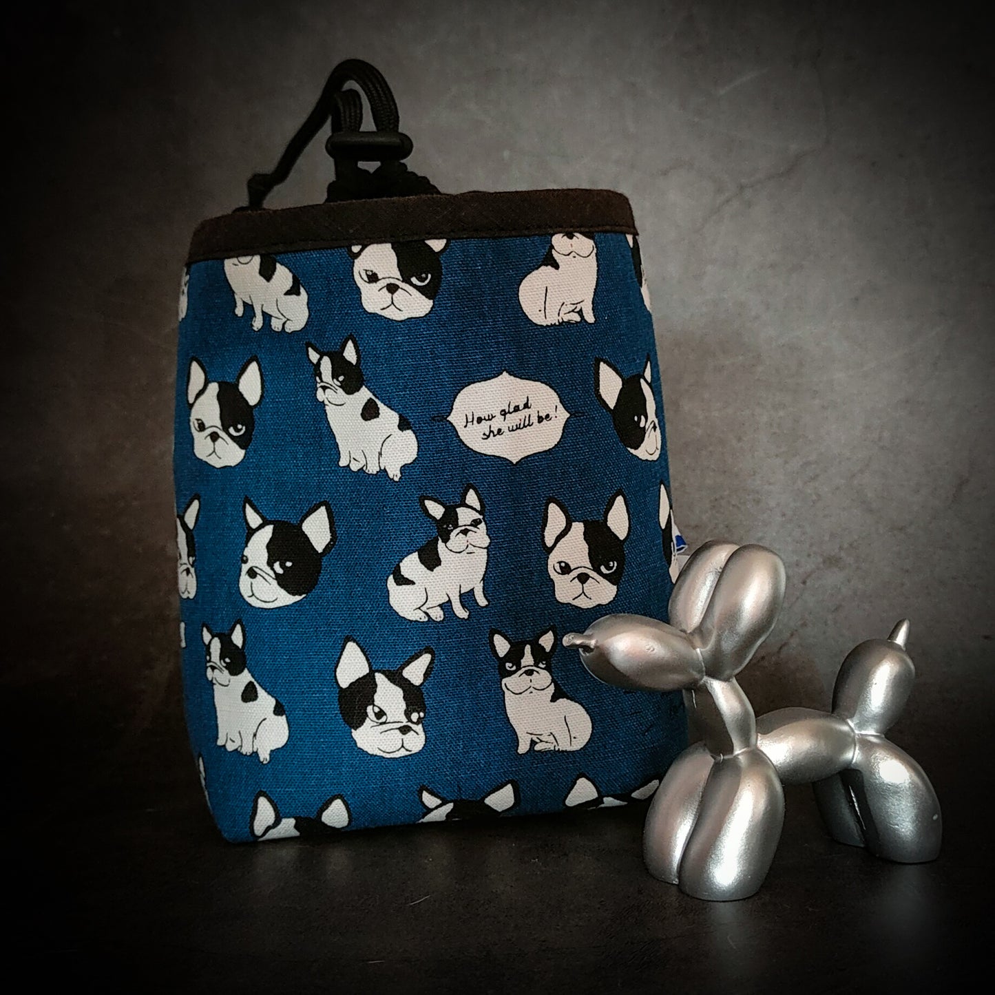Pochette à friandises pour chien kawaii