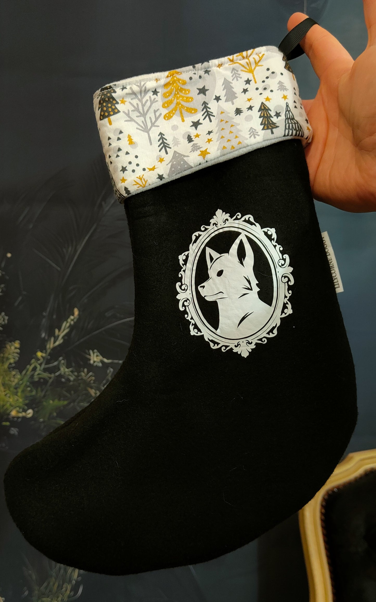 Chaussette de Noël Gothique