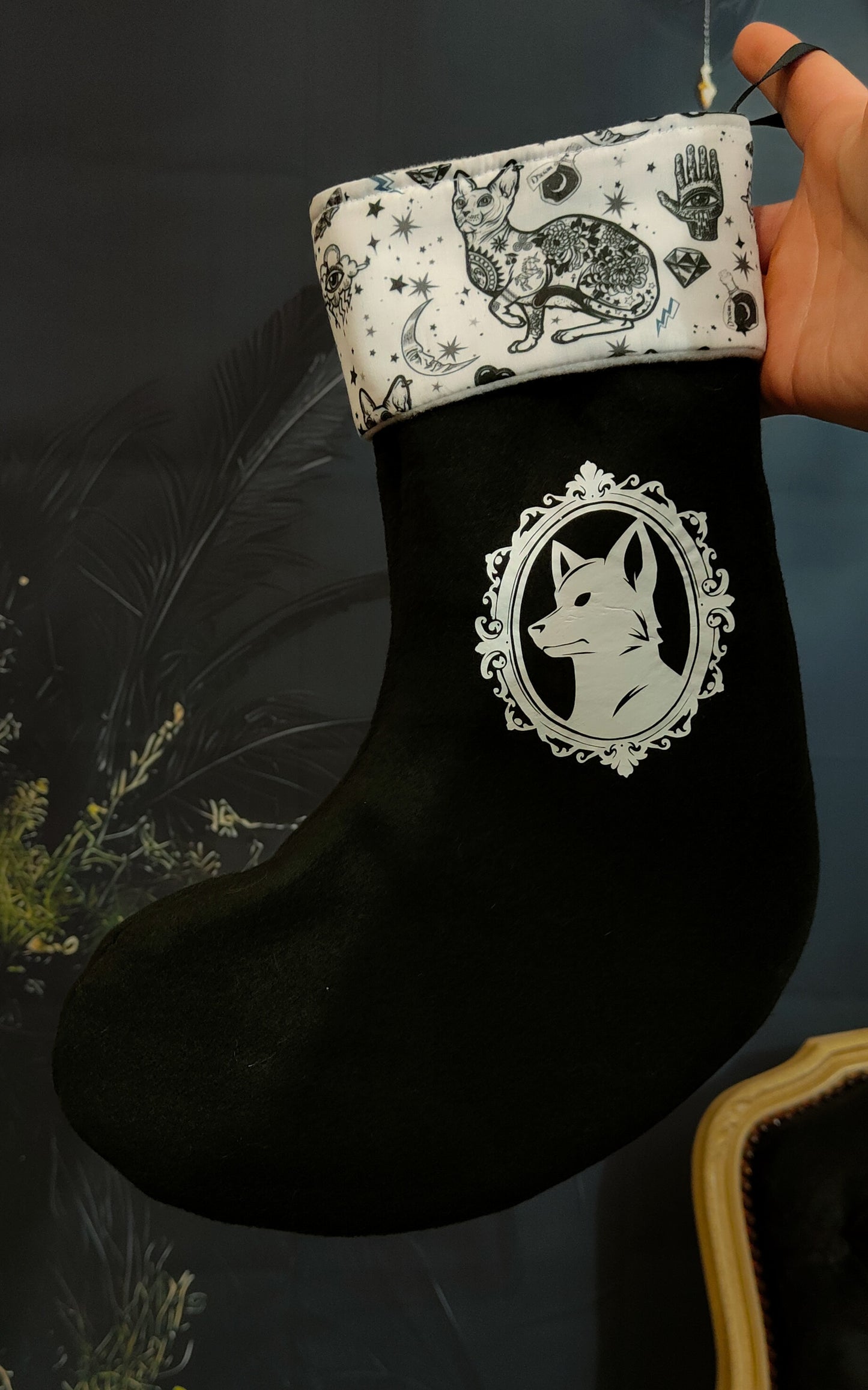Chaussette de Noël Gothique