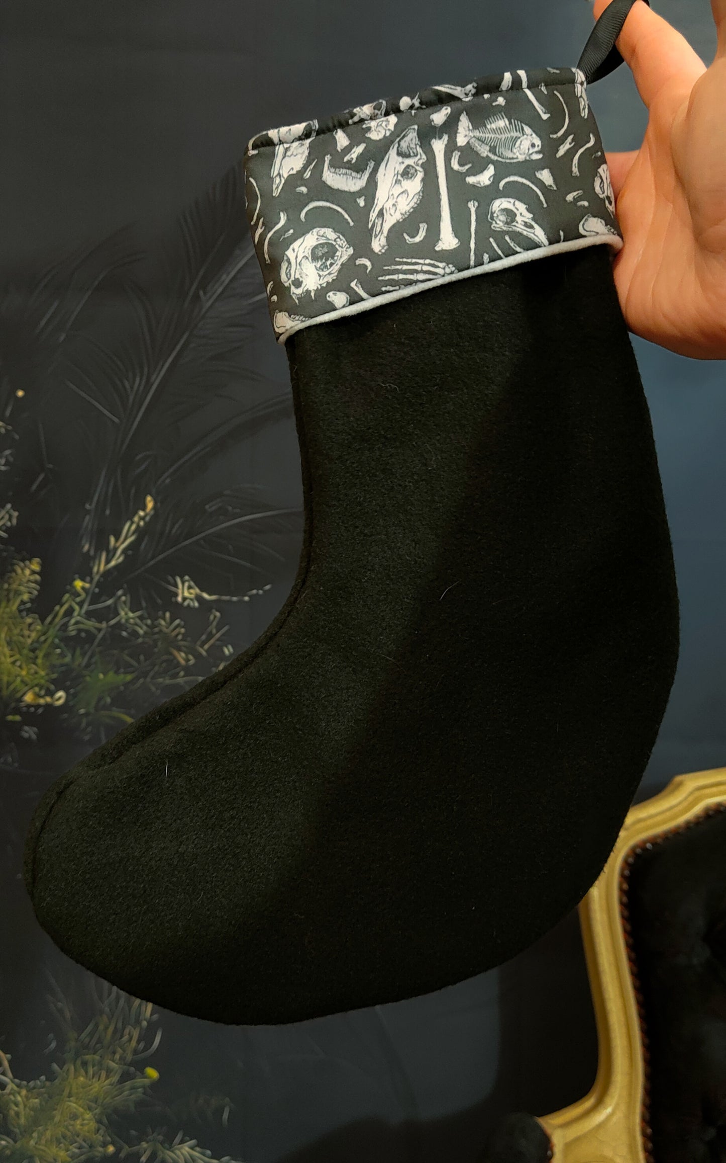 Chaussette de Noël Gothique