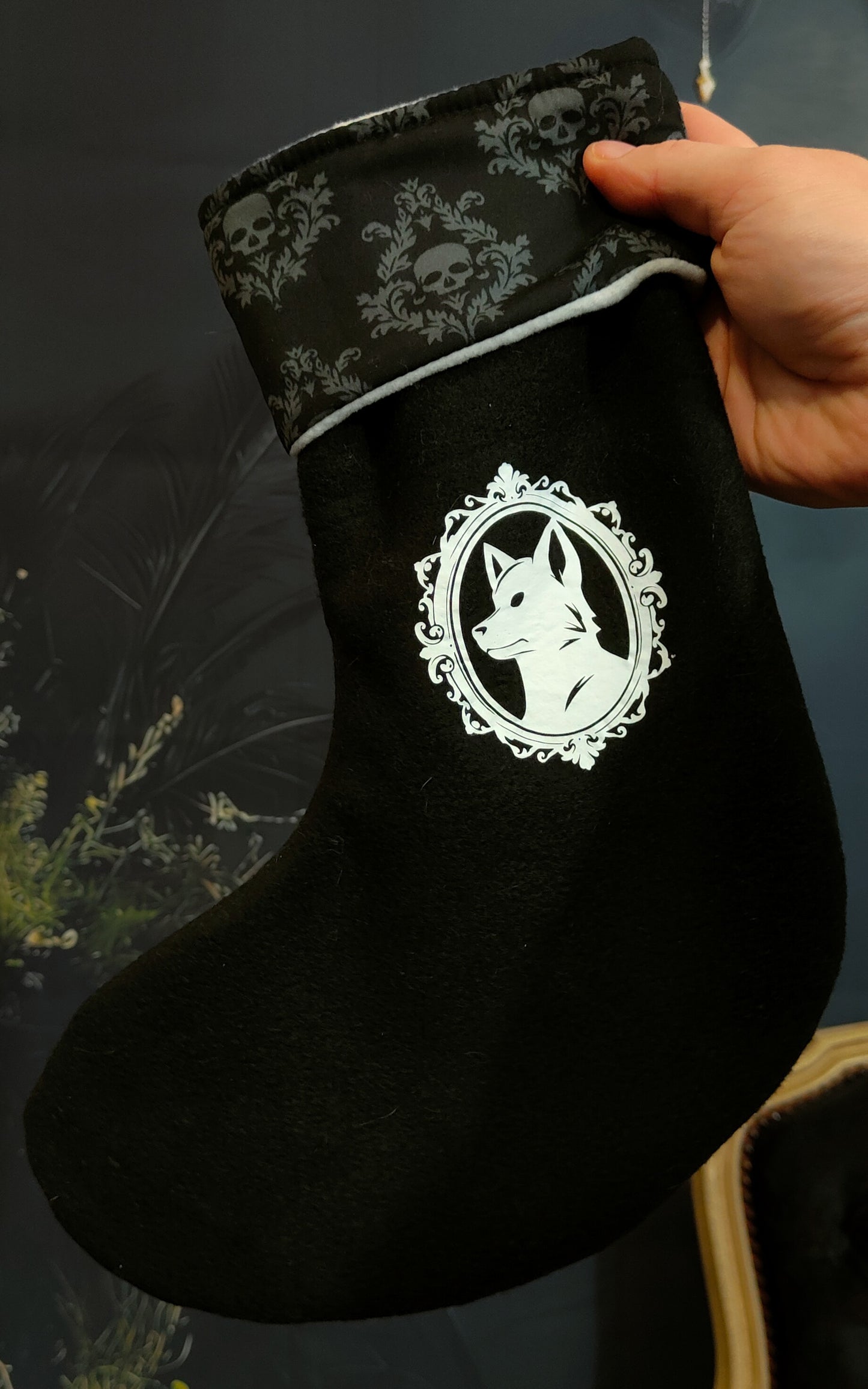 Chaussette de Noël Gothique