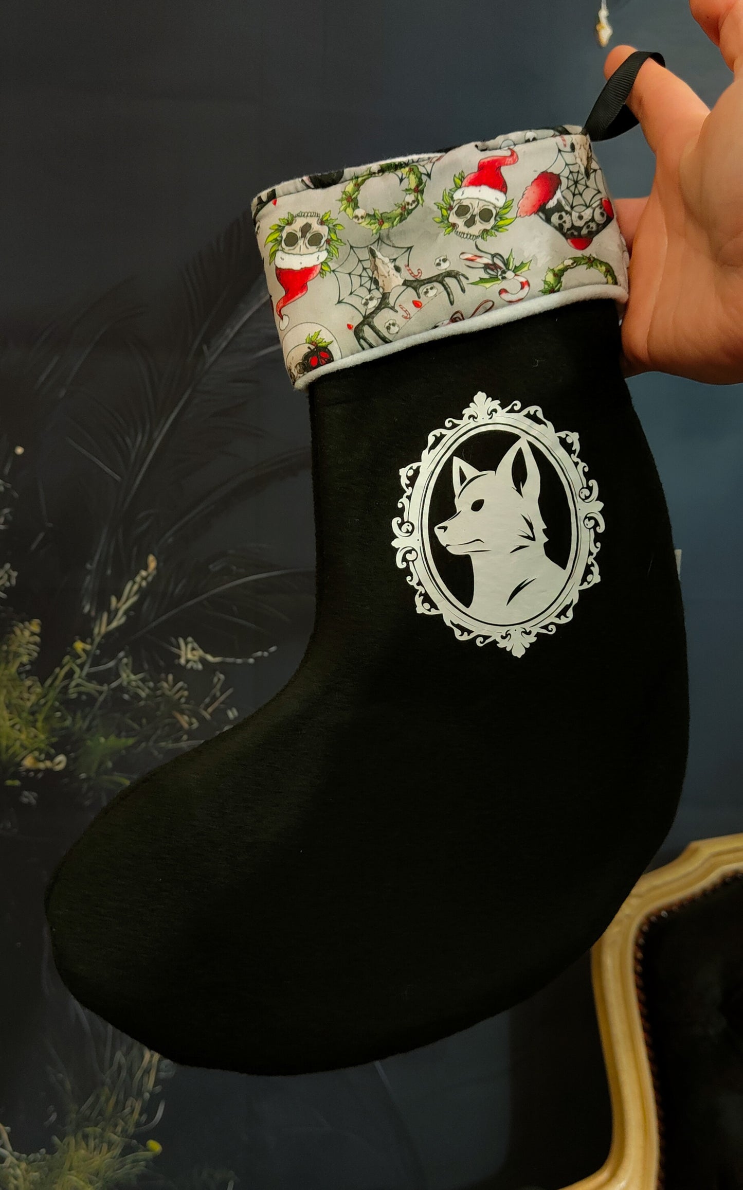 Chaussette de Noël Gothique
