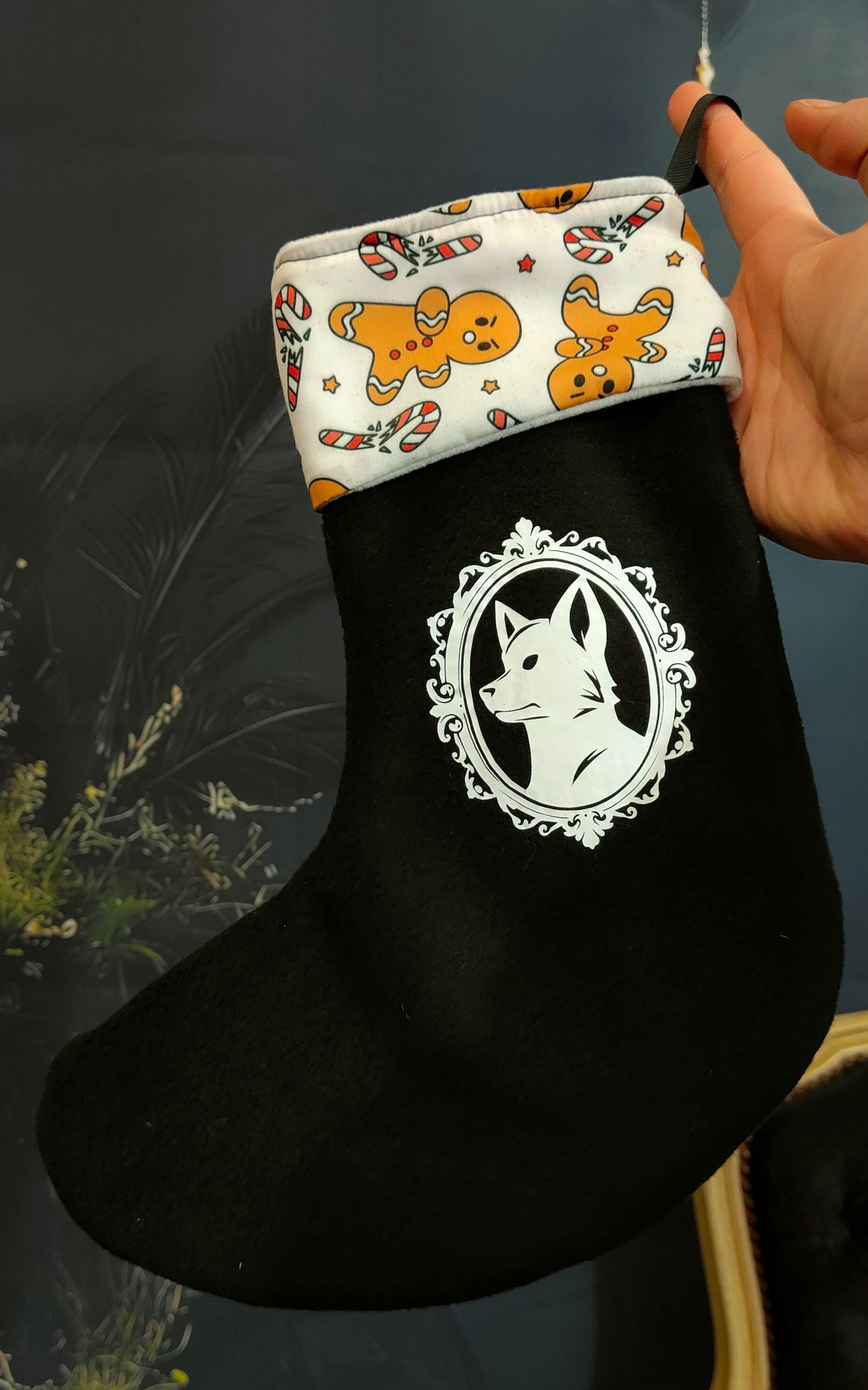 Chaussette de Noël Gothique