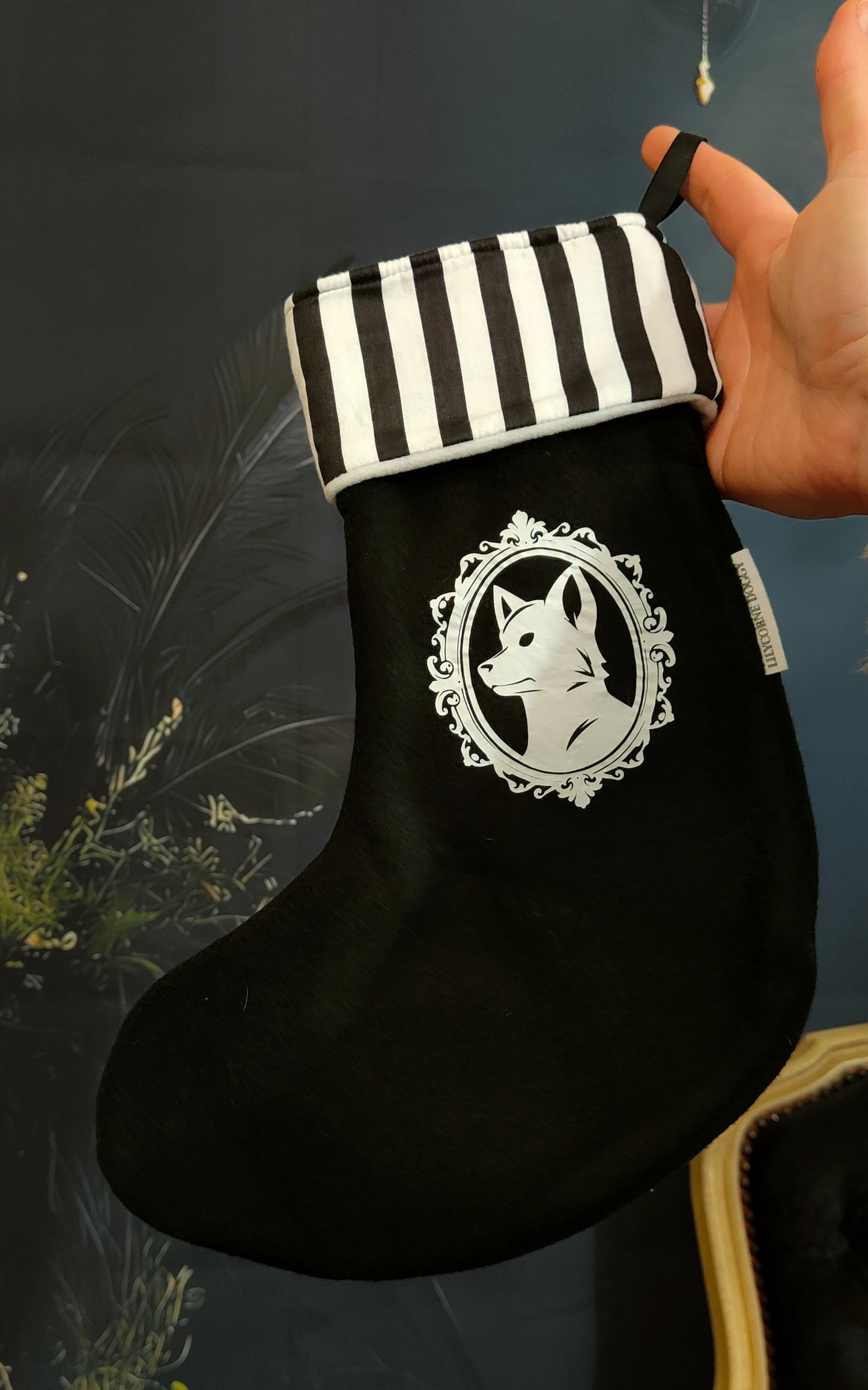 Chaussette de Noël Gothique