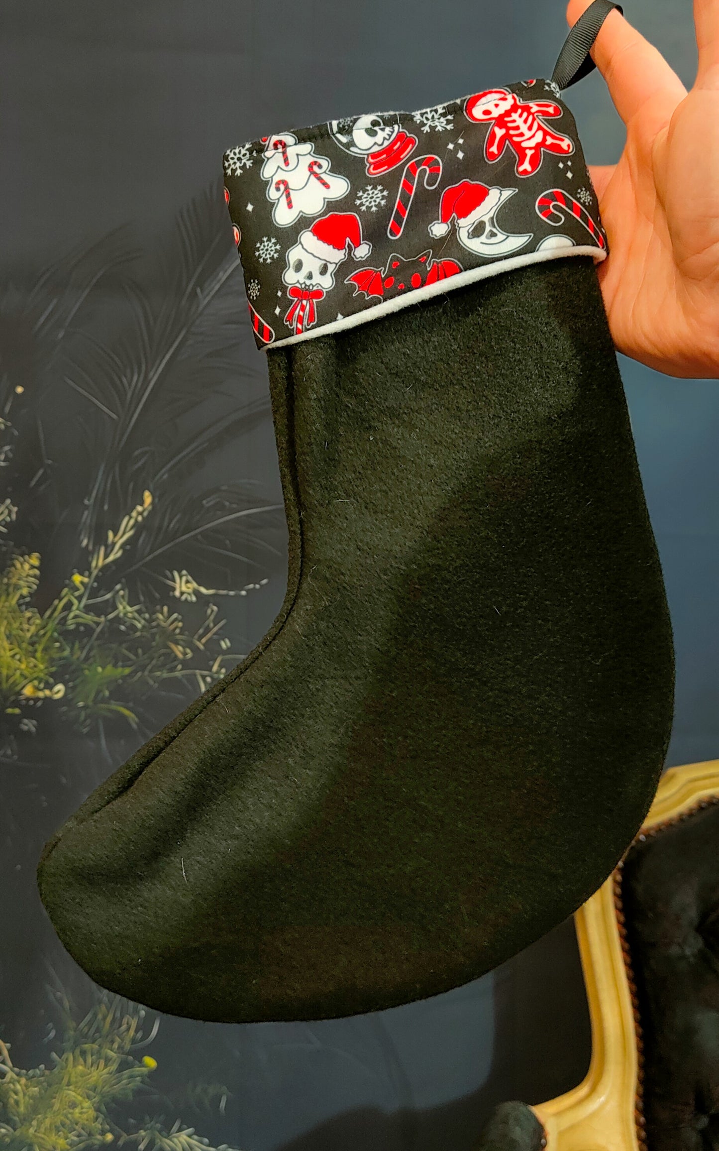 Chaussette de Noël Gothique
