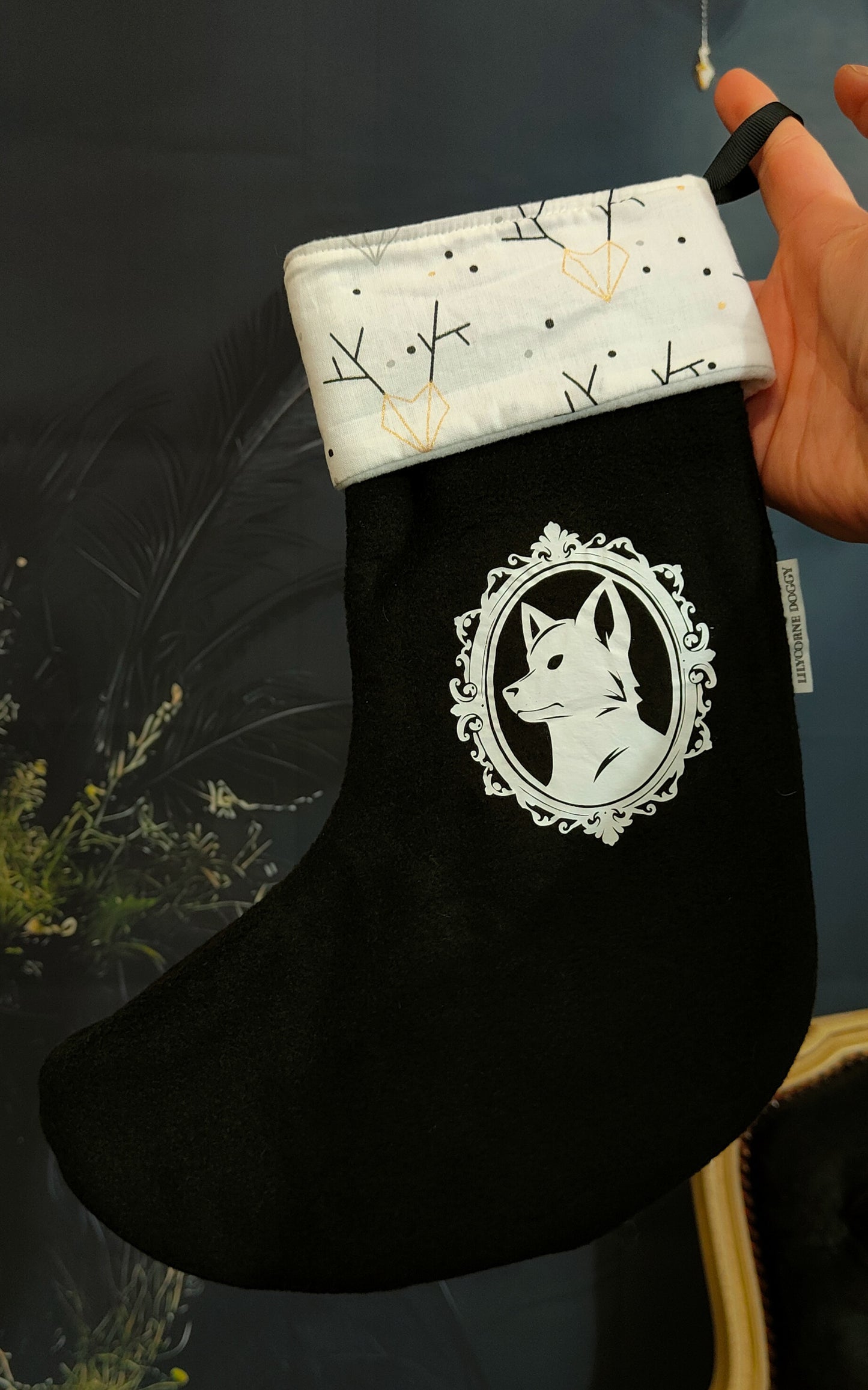 Chaussette de Noël Gothique