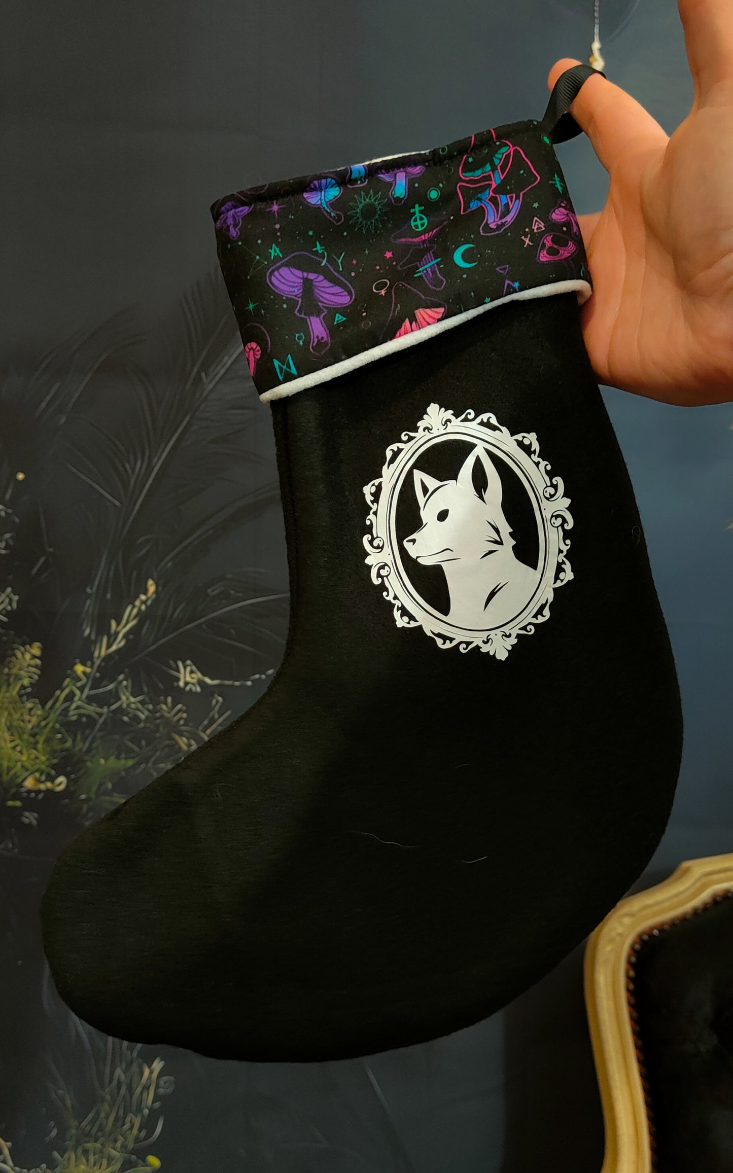 Chaussette de Noël Gothique