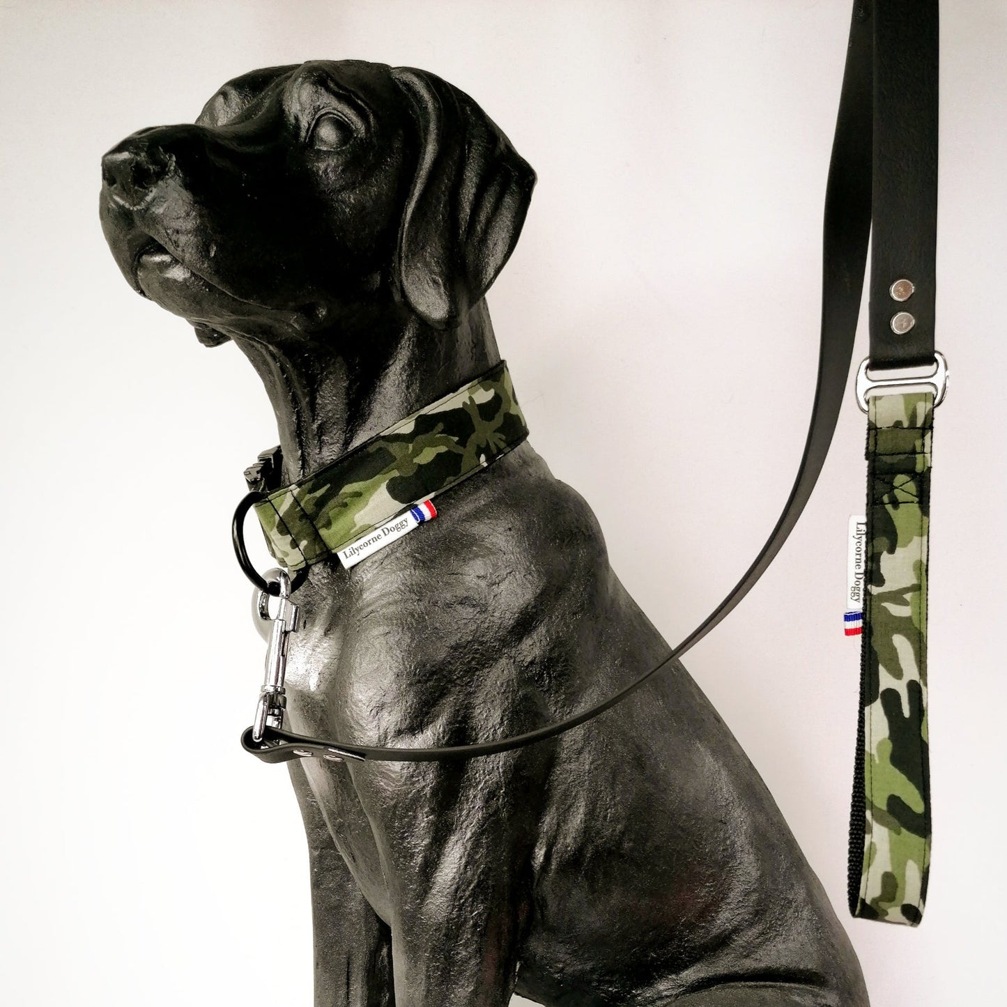 Collier pour chien : Militaire camouflage
