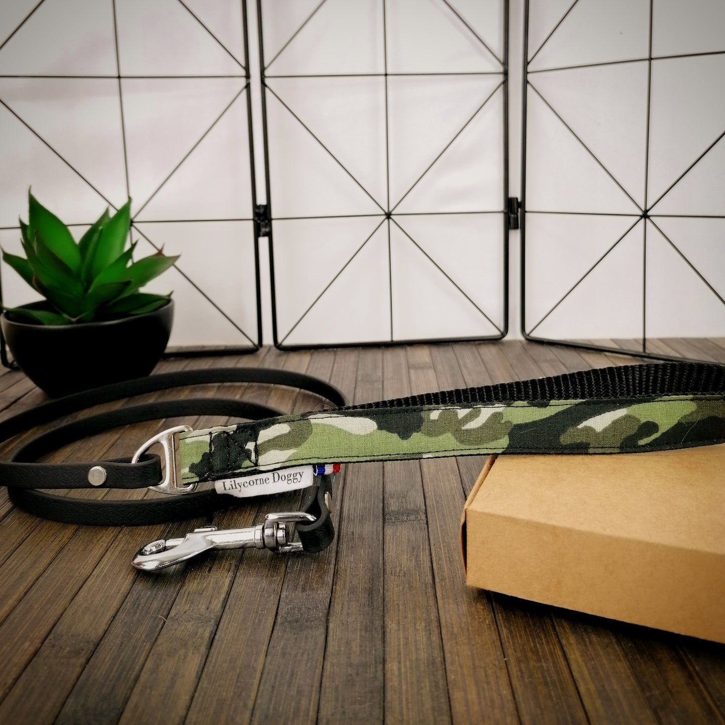 Laisse pour chien : Camouflage militaire