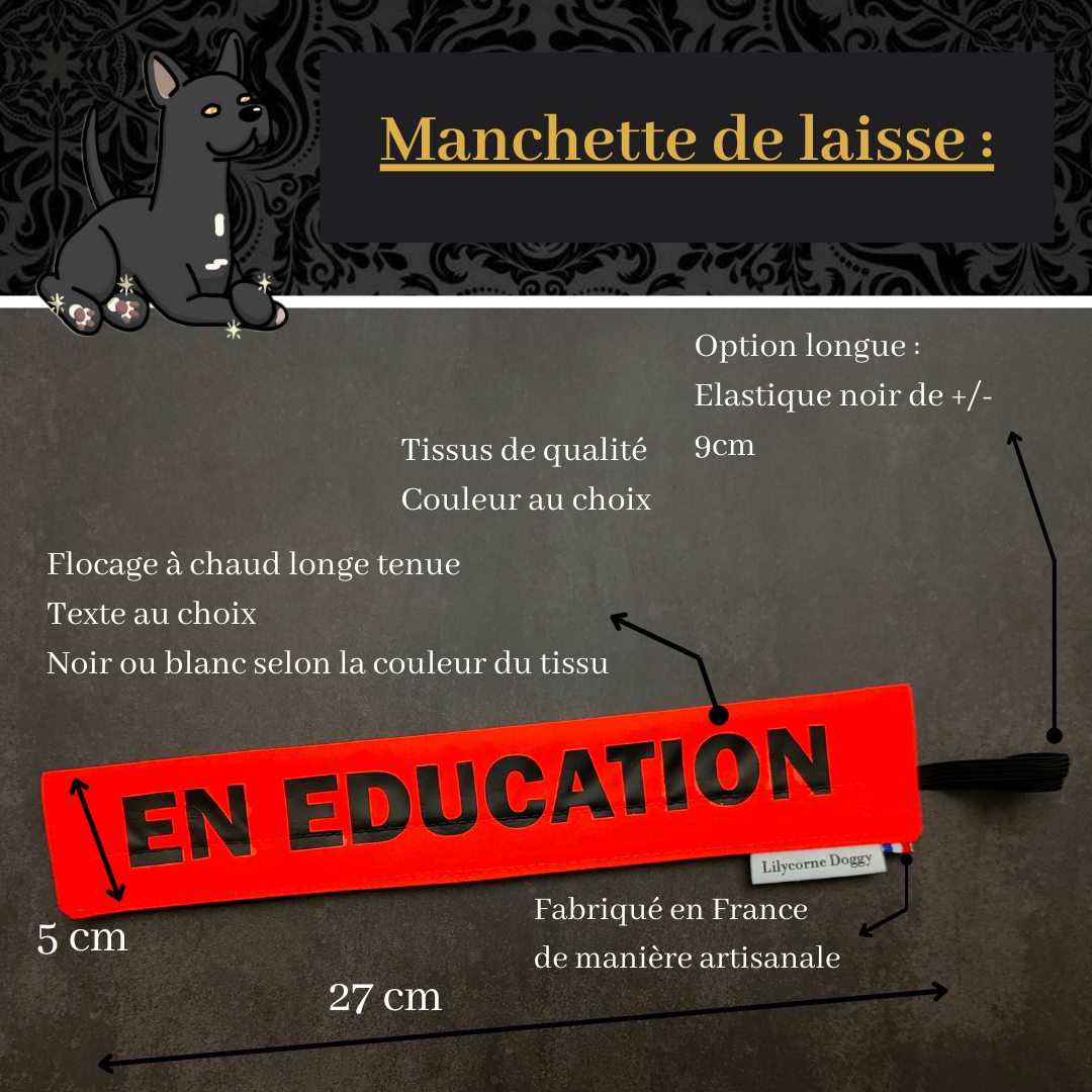 Manchette de laisse : EN EDUCATION