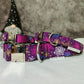 Collier pour chien : Christmas purple